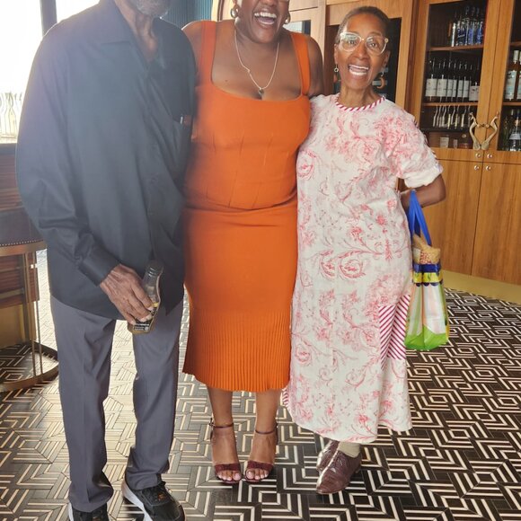 Galvan London Atalanta Dress, Mustard, Large - Picture 1 of 10